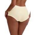 thumbnail image 3 of INSPIRE CHIC Women's High Waist Tummy Control Boyshorts Elastic Waistband Comfortable Safetyshorts M Beige, 3 of 4
