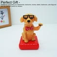 thumbnail image 7 of Jiibva Solar Powered Shaking Head Dog, Funny Swinging Animal Dancer Dancing Figures, Solar Eco-Friendly Bobbleheads for Car Dashboard & Home Decoration Gift, 7 of 7