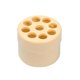 thumbnail image 1 of Soporte de tallo de Ikebana en espiral impermeable shaofei amarillo pequeño, 1 of 5