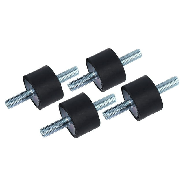 Rubber Mounts Rubber Vibration Isolator Shocks Struts Damper Threaded Damper Anti Vibration Isolator Mount Air Compressor Pump Anti Vibration Rubber Mount Shock Damper M8 30x20