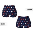thumbnail image 5 of Lsque Watercolor Stars1 Pattern High Waisted Biker Shorts for Women-Tummy Control Fitness Athletic Workout Running Yoga Gym Shorts,Moisture-Wicking-Large, 5 of 9