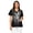 Eagle Flag, variant on Nursing Shirt with Pockets for Women, Breathable Short Sleeve Soft V Neck Nursing Top for Healthcare Workers, US Patriotic Bald Eagle