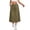 28c# Army Green, variant on Cargo Skirt for Women High Waisted Drawstring Quick Dry Maxi Skirt Trendy Back Slit A Line Long Skirts Summer Skirts Complexion XL