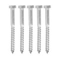 thumbnail image 2 of 304 Stainless Steel Half Thread Bolt Wood Hex Lag Screws Self Tapping Wood Coach ScrewM8x90MM, 2 of 14