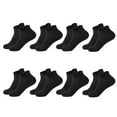 thumbnail image 1 of Calcetines tobilleros de colores lisos para hombre que absorben la humedad y son resistentes a los olores, gruesos y cortos, 1 of 8