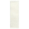thumbnail image 6 of nuLOOM Risette Geometric Shag Tassel Area Rug, 2' 6" x 10', Runner, Risette Ivory, 6 of 9