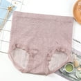 thumbnail image 3 of Bigersell Womens Seamless Underwear Clearance Lace Panties Women High Cut Panty Style P-1455 Cotton Boyshort Panties Thong Panties Briefs Mid Waist Women's Briefs Pink F, 3 of 3