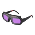 thumbnail image 4 of Gafas de soldadura de oscurecimiento automático anti -resplandor con energía solar práctica para cortar Lente púrpura, 4 of 8