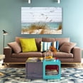 thumbnail image 2 of IDEA4WALL Coastal Canvas Wall Art Clear Water and Stunning Beach Canvas Prints Modern Home Wall Decor - 12x18 inches, 2 of 4