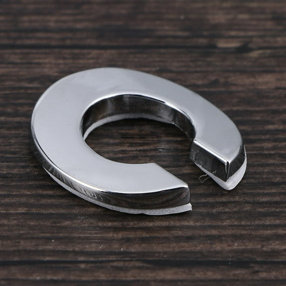 SHINYPASING 1Set Alphabet Sticker Car 3D Letter Metal for Auto Sticker 2.6x0.9x0.1in