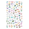 thumbnail image 1 of 8 Sheets Butterfly Nail Stickers 3D Flowers Nail Stickers Spring Summer Butterfly Nail Art Stickers Self-Adhesive Nail Decals Nail Design DIY Nail Art Nails Decoration, 1 of 8