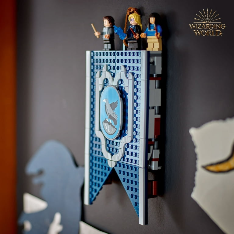 and - Kids Boys, Set and Harry Great Girls Collectible Display, Ravenclaw House or Minifigure Toy Hogwarts Toys, Banner Potter for 76411 Room Gift Lovegood Common Wands, - Travel Luna LEGO Castle Wall