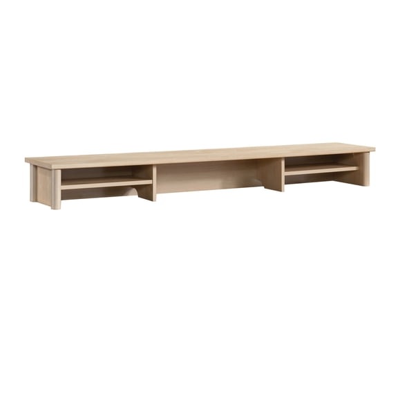 Hutch with Storage Cubbyholes, Maple finish