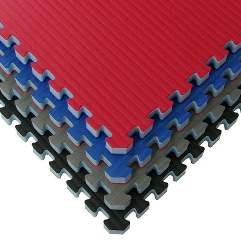 Greatmats Folding Gym Mats V4 | 5x10 ft x 2 inch | Martial Arts Mats | Home BJJ Mat | Double Stitched | 18 oz. Cover | Color: Blue or Black