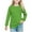 Green #A, variant on Cotton T-Shirts for Girls Long Sleeve Casual Solid Color Base Tees Chest Pocket Crew Neck Soft Layer Tshirts (13 Years, Purple)