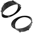 thumbnail image 4 of 2 Pcs Anneau de Garniture de Feu avant Chromé/noir pour Mini Cooper R56 R55 R57 51117248791 51117248792 Accessoires de Voiture, 4 of 6