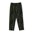 thumbnail image 4 of Naloa Lilies Flowers Print Women’s Ultra-Soft Comfy Pajama Lounge Pants with Pockets & Drawstring, 4 of 8