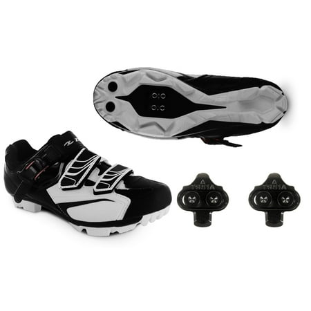 Zol White MTB Indoor Cycling Shoes + Cleats