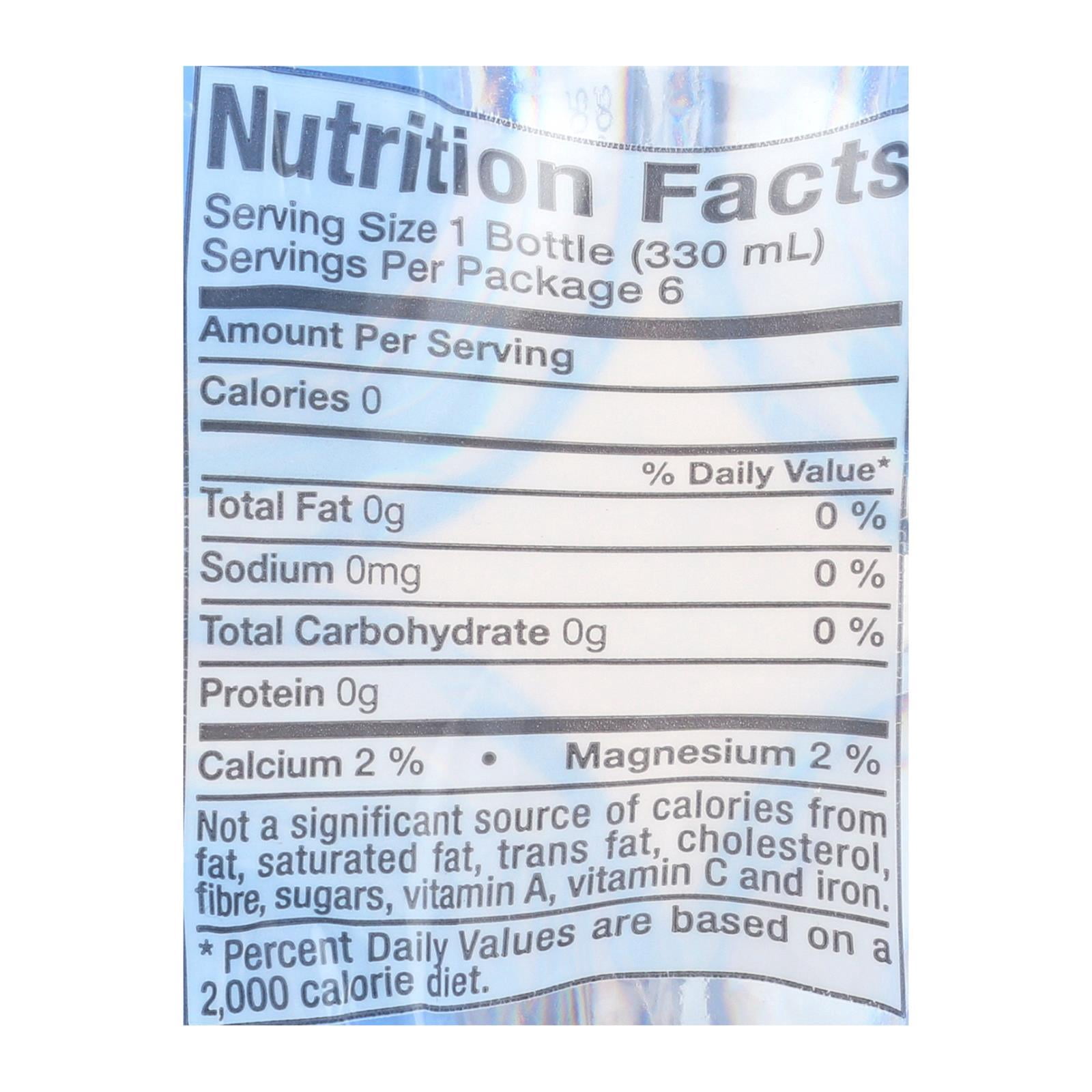 Evians Spring Water Spring Water - Natural - Case of 4 - 6/11.2fl oz