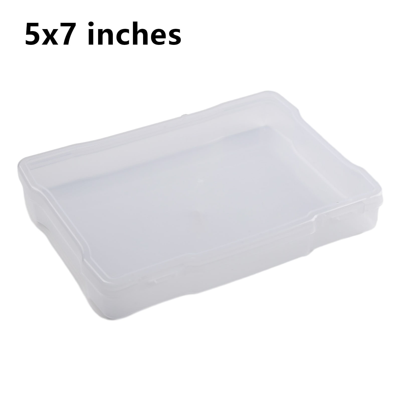 YFind 6Pcs Pp Transparent Photo Storage Boxjewelry Boxpostcard Storage Boxhardware Electronic Components Storage Box 5X7 inch,