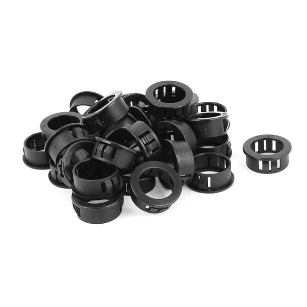 30pcs 25mm Mounted Dia Snap in Cable Wire Bushing Grommet Protector