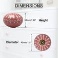 thumbnail image 3 of Uxcell Ceramic Vintage Wardrobe Dresser Door Knobs Pull Handle Pink 4 Pack, 3 of 7
