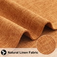 thumbnail image 2 of decorUhome Placemats Set of 4 - Cotton Linen Blend Washable Heat Resistant Dining Table Mats, Orange, 13" x 19", 2 of 8