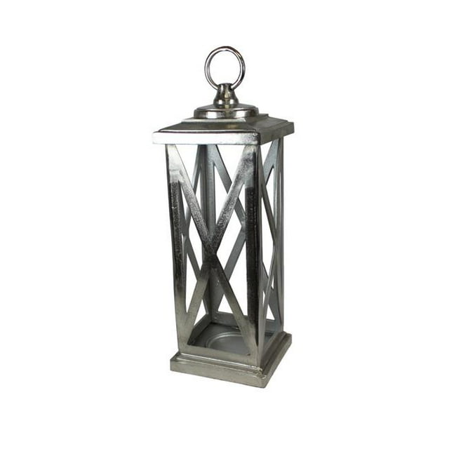 Urban Designs 1380248 30 in. Large Aluminum Cast Candle Holder Lantern
