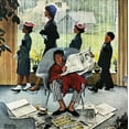 thumbnail image 2 of Norman Rockwell "Sunday Morning" New CUSTOM FRAMED Art Print Generic, 2 of 3
