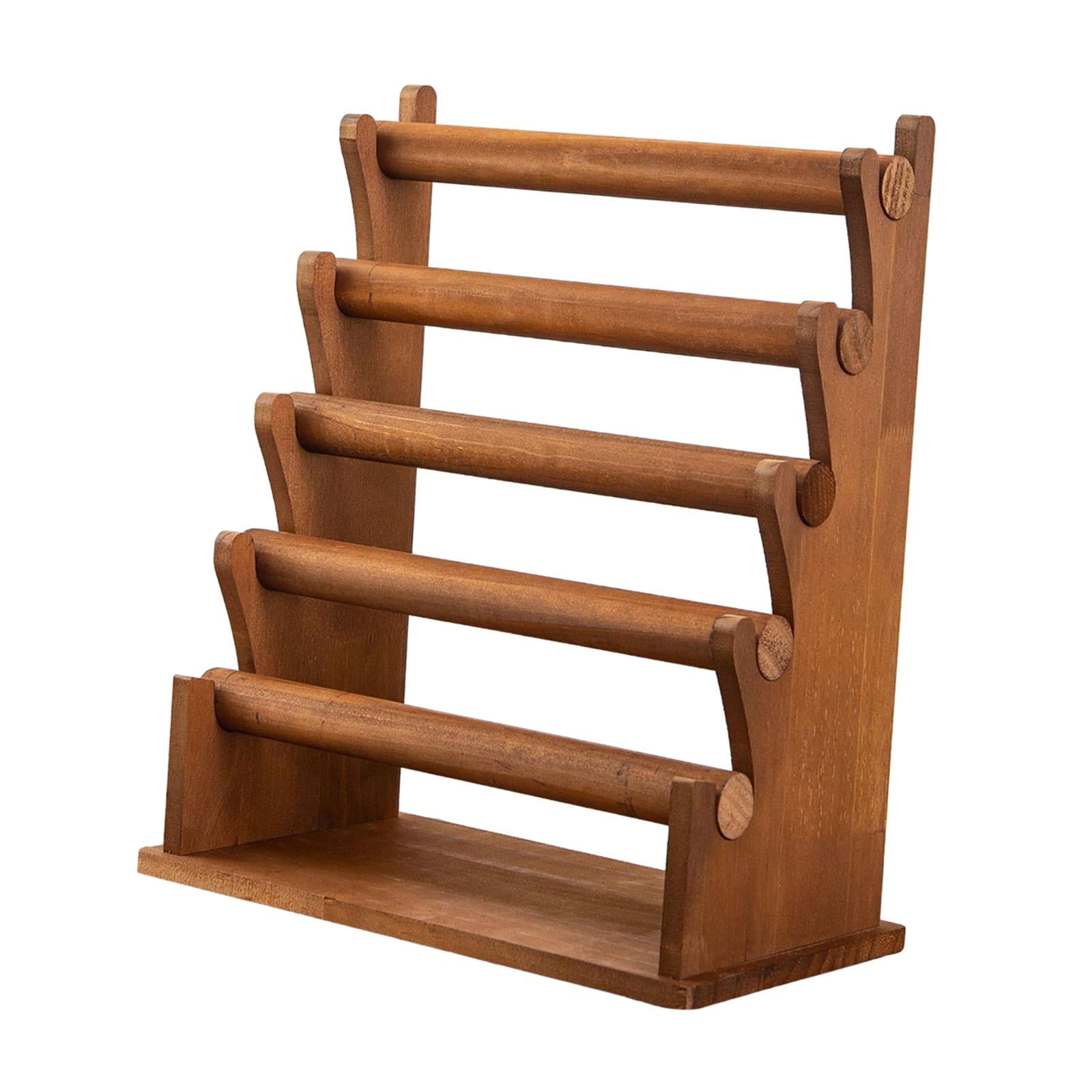 Watch Display Stand Wooden Bracelet Bangle Holder for Necklace Showcase Store 5 Tier