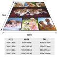 thumbnail image 5 of Personalised Blanket, Custom Blanket, Personalised Photo Blanket, Customised Photo Blanket Personalised for Adults Kids, Personalised Gifts for Mum, Dad, Boyfriend, Girlfriend (1 photo), 5 of 6