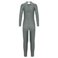 thumbnail image 4 of TSSOE Girls Full Body Unitard Gymnastics Dance Jumpsuit Tank Ballet Leotard Catsuit Full Length Bodysuit Gray 12, 4 of 5