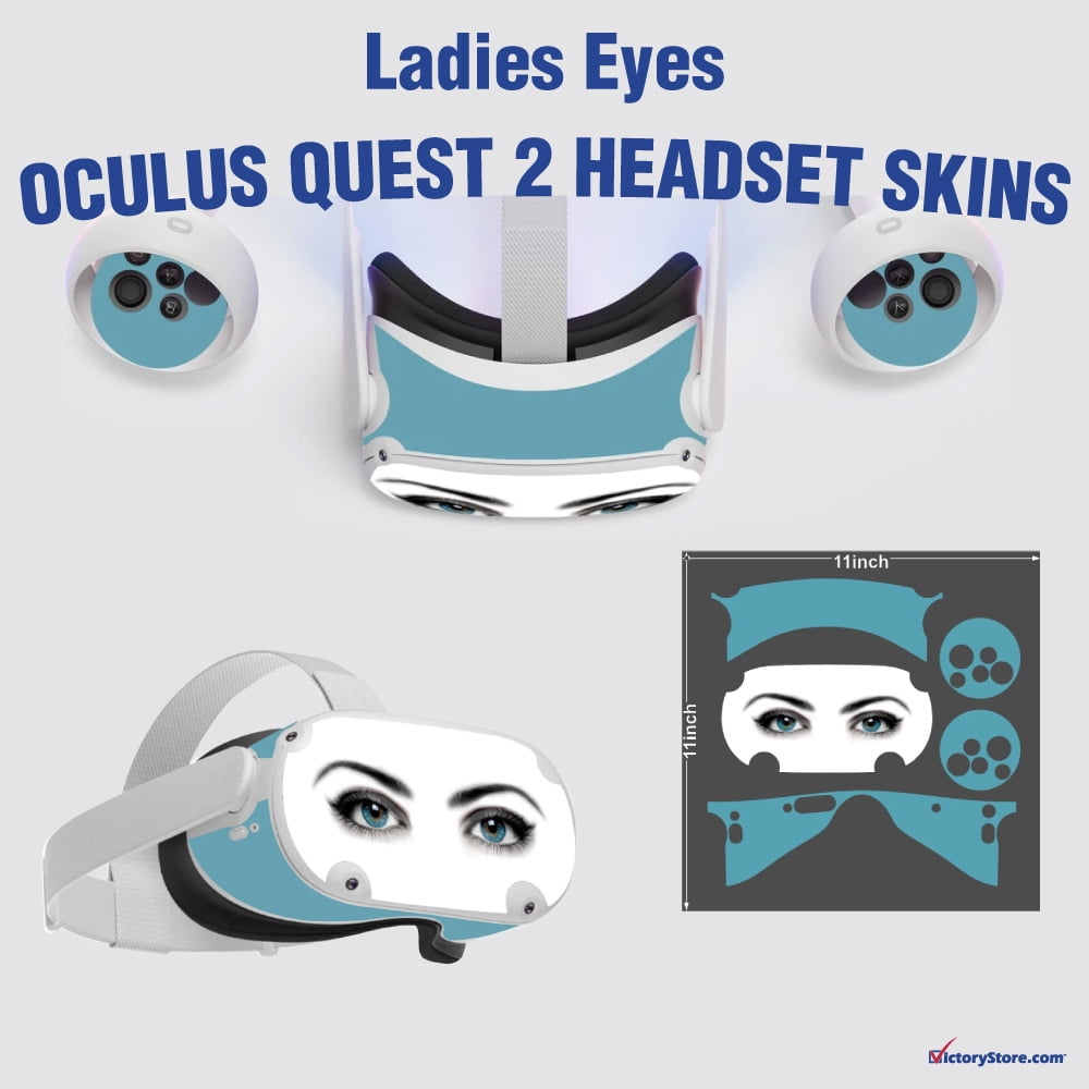 Ladies Eyes Quest 2 Skin, Virtual Reality Removable Skin (19275