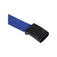 thumbnail image 4 of INSPIRE CHIC Unisex Canvas No Holes Slide Buckle Adjustable Waist Belt Royal (Black Buckle) 24-34, 4 of 6