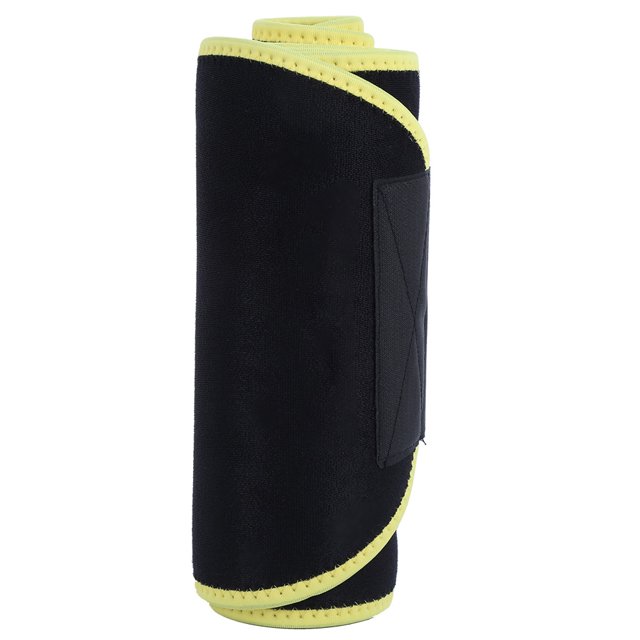 Cinturón de soporte de Cintura ajustable Sailing Faja deportiva con bolsillo Talla L Amarillo