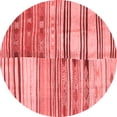thumbnail image 1 of Ahgly Company Indoor Round Patchwork Red Transitional Area Rugs, 7' Round, 1 of 4