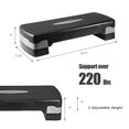 thumbnail image 2 of Marchepied d'Exercice 27 Pieds' Hauteur Réglable avec Rehausseur pour Entraînements à Domicile Accessoires D\'entraînement Physique pour Gym à Domicile, 2 of 8