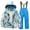 BU Blue, variant on 3-12Years Winter Warm Outdoor Jackets Coats Boys Girls Fashion Children's Ski Suit Windproof Warm Children's Printed Skiing Set