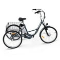 WhizMax 26" Electric Trike for Adult, 250W 36V 7 Speeds Folding