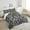 Black Snow, variant on Erosebridal Cheetah Print Bedding Twin Comforter Set,Leopard Print Down Comforter,Wild Animal Decor,Grey White,Lightweight,2-Piece