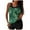 New2/Green, variant on Otvok Womens Swimsuit Set Fashionable Sports Two-Piece Vest With Shorts Swimsuits
