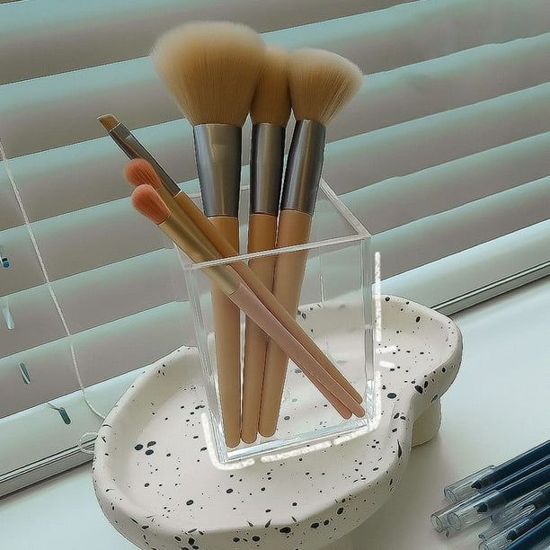 Square makeup brush best sale case