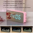 thumbnail image 5 of Mirror Surface Multi-functional Alarm Clock with 2 USB Interfaces - Digital LED Clock with Cable - Household Supplies, 5 of 8