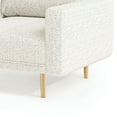 thumbnail image 4 of Remy Accent Chair, Bench Seat w Track Arms, Plush Off White Boucle, 4 of 5