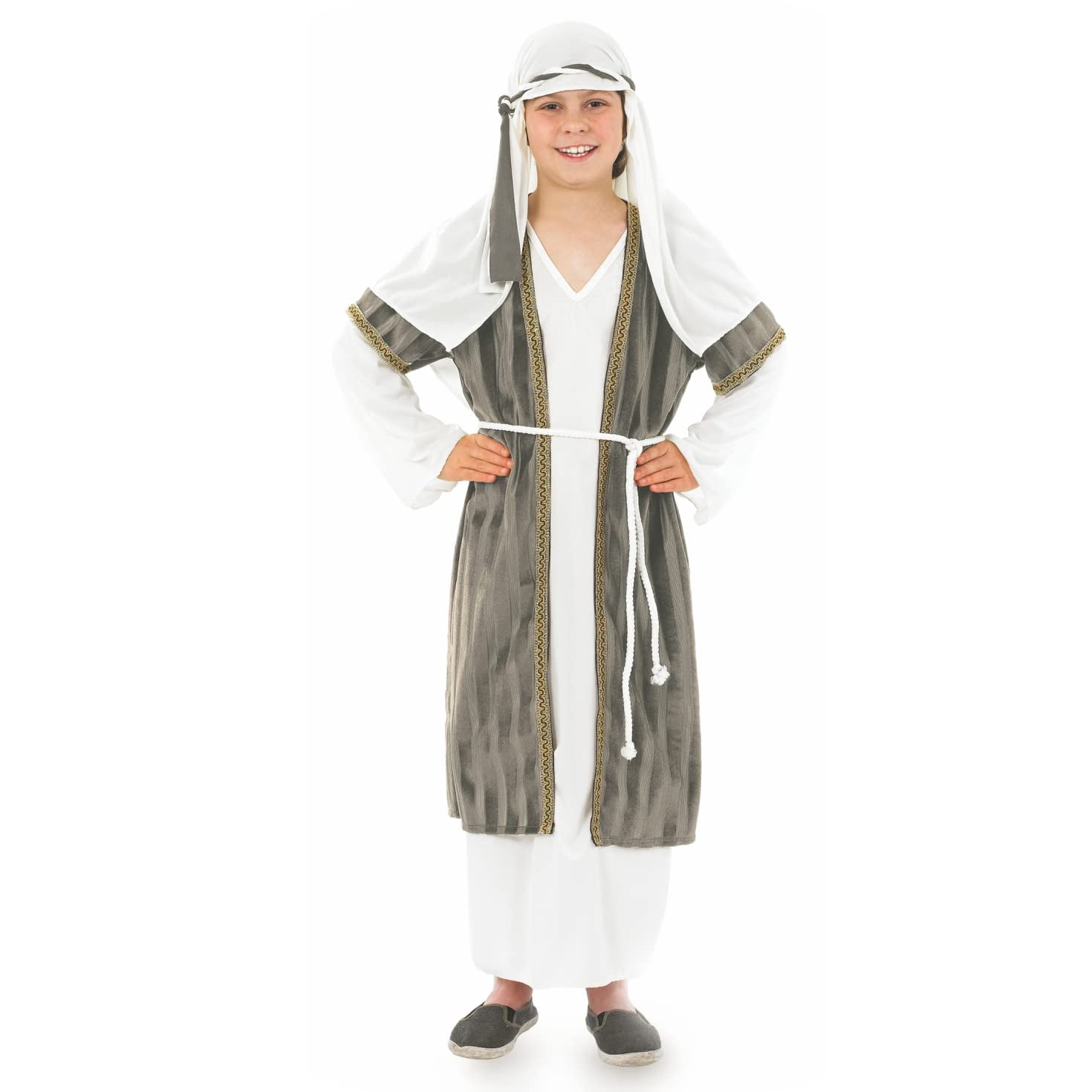 California Costumes Saint Joseph Child Costume, Size X-Large – Robe With Overcoat & Headpiece