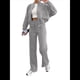 thumbnail image 1 of Conjuntos de Salón para Mujer, Conjunto Deportivo de 2 Piezas, Sudadera, Pantalón Deportivo de Pierna , Conjunto Deportivo A Juego Gris L, 1 of 8