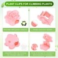 thumbnail image 2 of Uxcell 50 Paquete Clips de Pared para Plantas, Clips para Plantas Trepadoras con Pegatina Acrílica para Soporte de Vides [Rosa-Rosa], 2 of 7