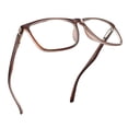 thumbnail image 1 of Lunettes de Lecture pour Hommes TR90 Brun Mat à Grande Monture avec Fabrication Robuste - Charnières à Ressort Flexibles et Robustes Lunettes pour Hommes - Tendance pour Tous les Lecteurs de Formes de Visage pour Hommes - Lunettes de Lecture Tricheuses à Grand Monture 2.25, 1 of 4