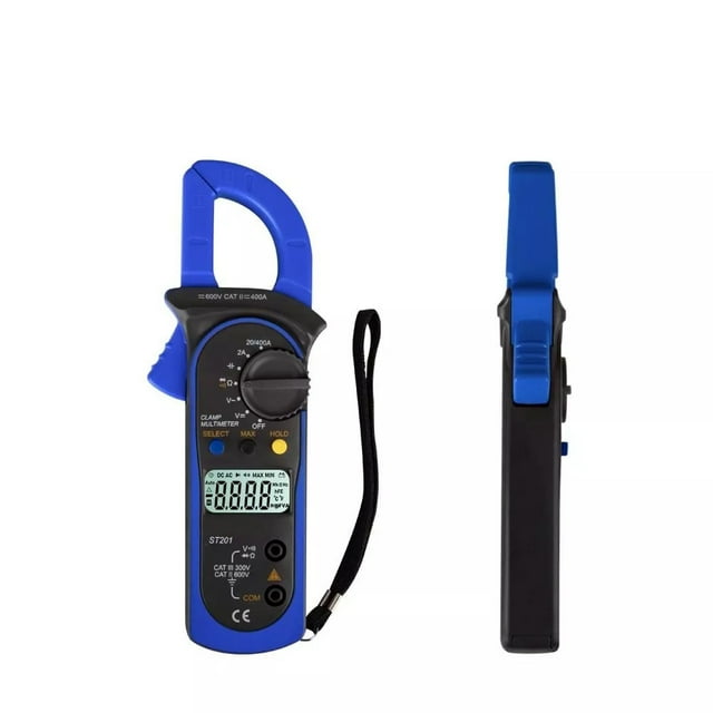 ANENG ST201 Digital Clamp Multimeter 4000 Counts Clamp Ammeters Transistor Capacitor Tester Power Test Automotive AC / DC Voltage Current Tester