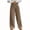 Camel, variant on Women's Fashion Plush Casual Pants in Solid Color with Loose Comfortable Fit, Soft Fleece Lining for Warmth and Cozy Everyday Trousers,Camel 3XL